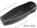 СИМСОН СЕДАЛКА Schwalbe KR 51/2 / SR4-3/4 ДВУМЕСТНА ЧЕРНА ГЛАДКА (IFA SIMSON)-2